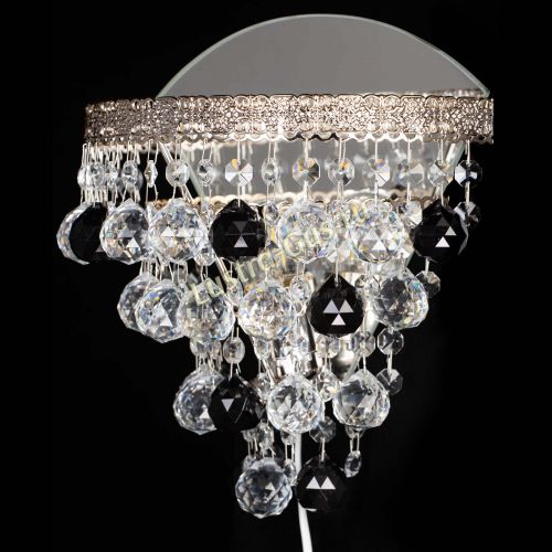 Бра Токката пирамида шар 30 черная в Саратове Гусь Хрустальный