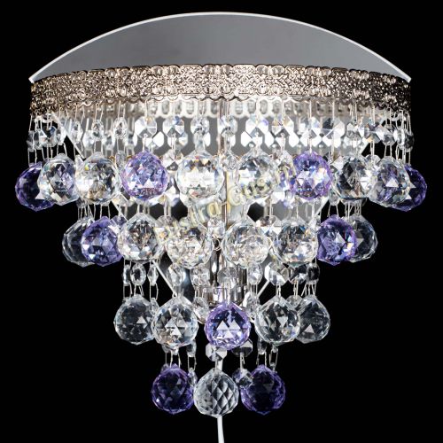Бра Токката пирамида шар 30 фиолетовая в Саратове Гусь Хрустальный