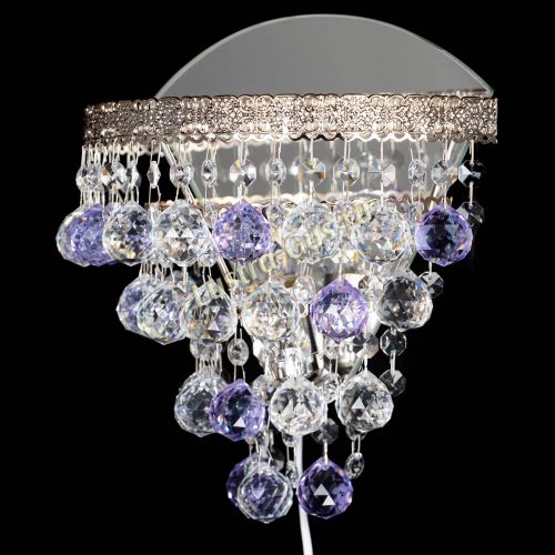 Бра Токката пирамида шар 30 фиолетовая в Саратове Гусь Хрустальный