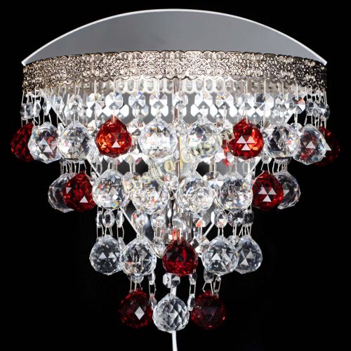 Бра Токката пирамида шар 30 красная в Саратове Гусь Хрустальный