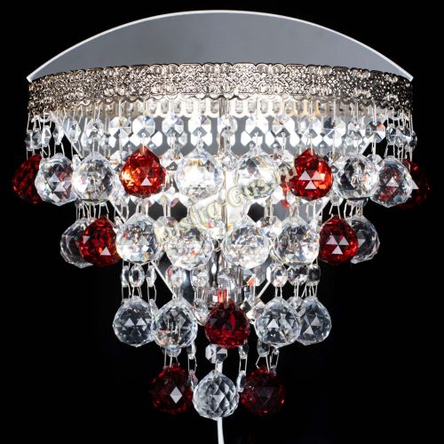 Бра Токката пирамида шар 30 красная в Саратове Гусь Хрустальный