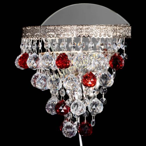 Бра Токката пирамида шар 30 красная в Саратове Гусь Хрустальный