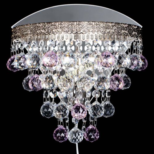 Бра Токката пирамида шар 30 розовая в Саратове Гусь Хрустальный