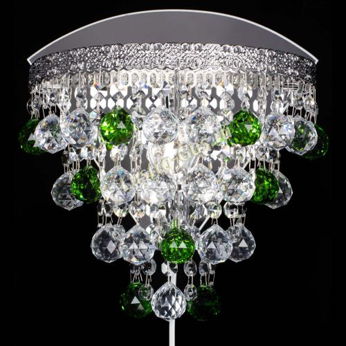 Бра Токката пирамида шар 30 зеленая в Саратове Гусь Хрустальный