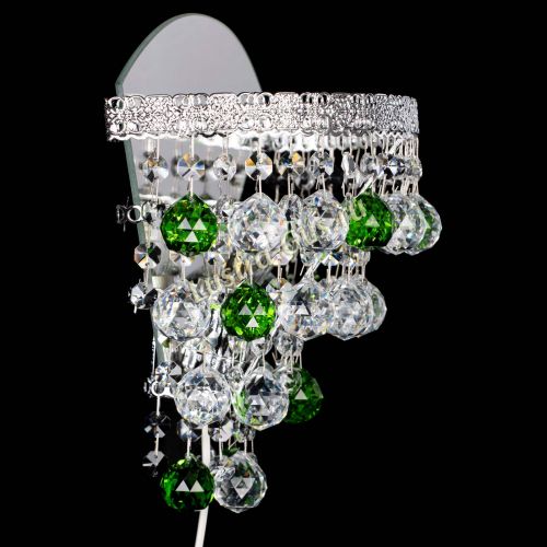 Бра Токката пирамида шар 30 зеленая в Саратове Гусь Хрустальный