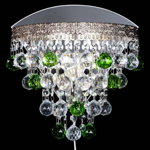 Бра Токката пирамида шар 30 зеленая в Саратове Гусь Хрустальный