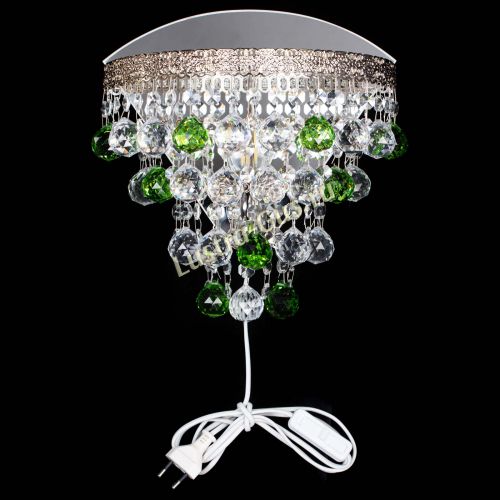 Бра Токката пирамида шар 30 зеленая в Саратове Гусь Хрустальный