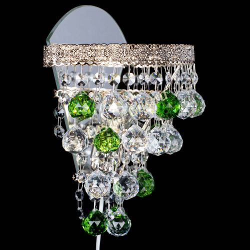 Бра Токката пирамида шар 30 зеленая в Саратове Гусь Хрустальный