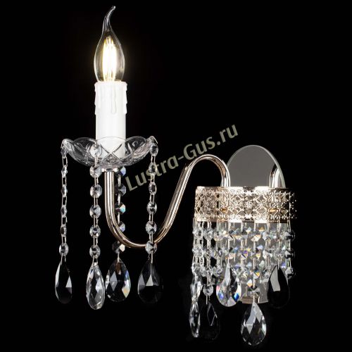 Бра Венеция №1 мини черная в Саратове Гусь Хрустальный