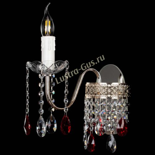 Бра Венеция №1 мини красная в Саратове Гусь Хрустальный