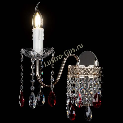 Бра Венеция №1 мини красная в Саратове Гусь Хрустальный