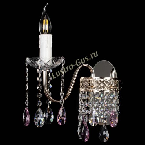 Бра Венеция №1 мини розовая в Саратове Гусь Хрустальный