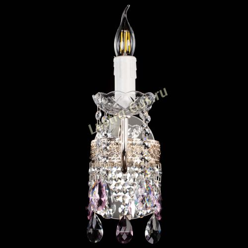 Бра Венеция №1 мини розовая в Саратове Гусь Хрустальный