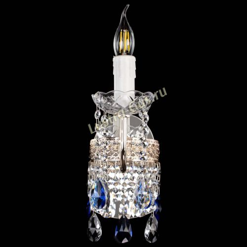 Бра Венеция №1 мини синяя в Саратове Гусь Хрустальный