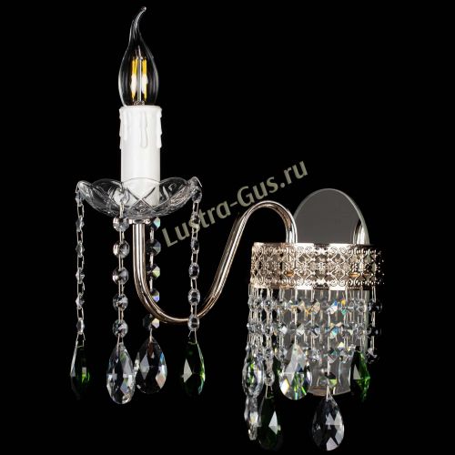 Бра Венеция №1 мини зеленая в Саратове Гусь Хрустальный