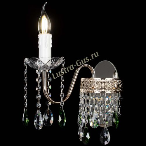 Бра Венеция №1 мини зеленая в Саратове Гусь Хрустальный