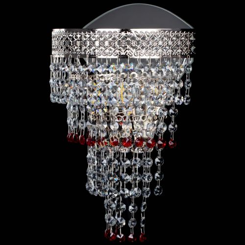 Бра Венеция Капель оптикон красная в Саратове Гусь Хрустальный