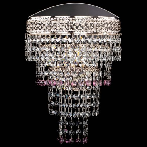 Бра Венеция Капель оптикон розовая в Саратове Гусь Хрустальный