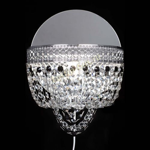 Бра Венеция оптикон черная в Саратове Гусь Хрустальный