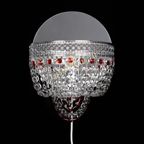 Бра Венеция оптикон красная в Саратове Гусь Хрустальный
