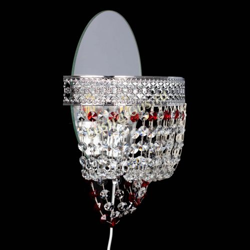 Бра Венеция оптикон красная в Саратове Гусь Хрустальный