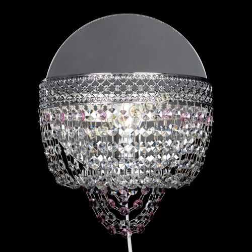 Бра Венеция оптикон розовая в Саратове Гусь Хрустальный