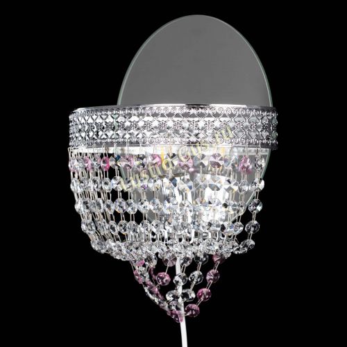 Бра Венеция оптикон розовая в Саратове Гусь Хрустальный