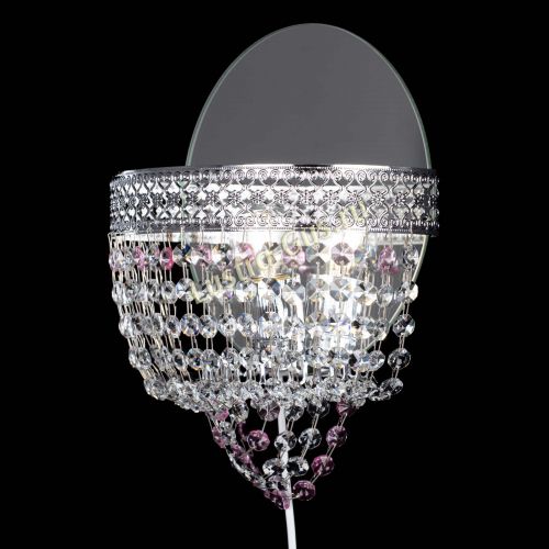 Бра Венеция оптикон розовая в Саратове Гусь Хрустальный