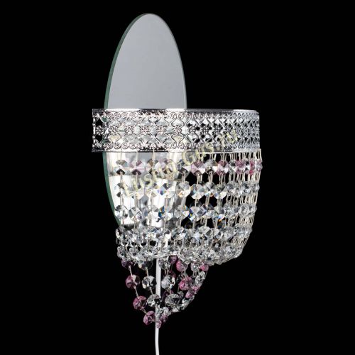 Бра Венеция оптикон розовая в Саратове Гусь Хрустальный