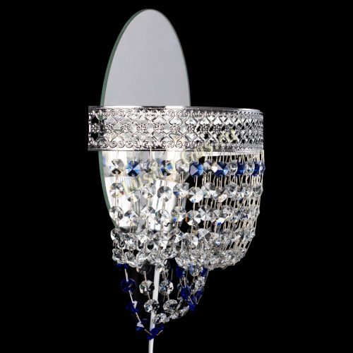 Бра Венеция оптикон синяя в Саратове Гусь Хрустальный