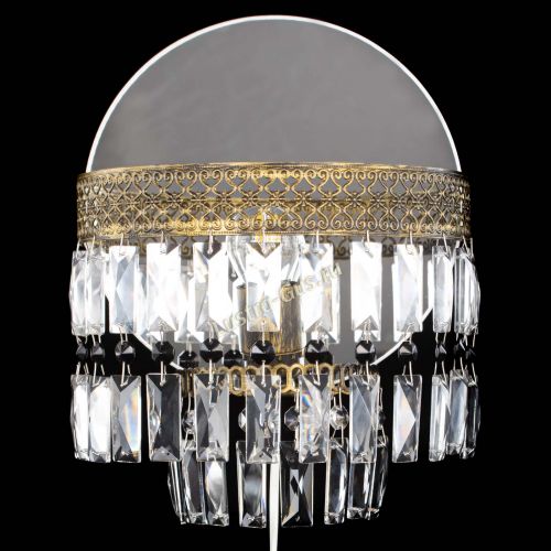 Бра Венеция Пластинка под бронзу Черная в Саратове Гусь Хрустальный