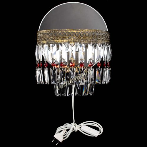 Бра Венеция Пластинка под бронзу Красная в Саратове Гусь Хрустальный