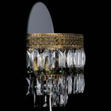 Бра Венеция Пластинка под бронзу Зеленая в Саратове