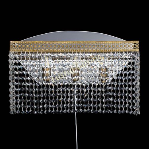 Бра Венеция Прямоугольник оптикон под бронзу в Саратове Гусь Хрустальный