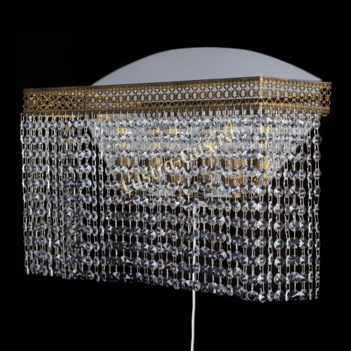 Бра Венеция Прямоугольник оптикон под бронзу в Саратове Гусь Хрустальный