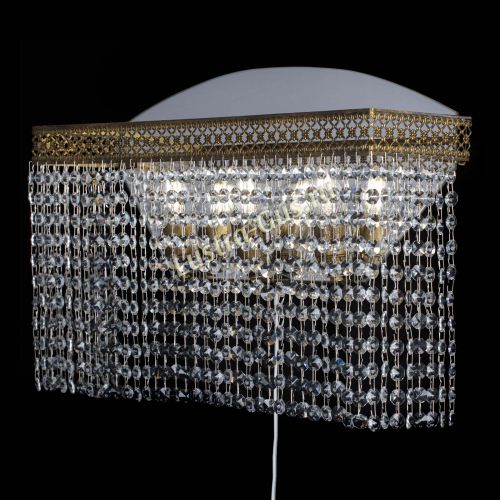 Бра Венеция Прямоугольник оптикон под бронзу в Саратове Гусь Хрустальный