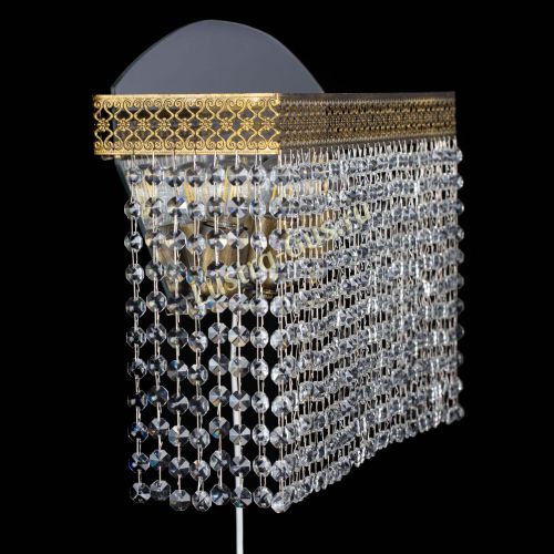 Бра Венеция Прямоугольник оптикон под бронзу в Саратове Гусь Хрустальный