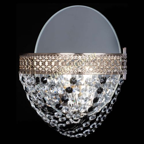 Бра Венеция Сетка черная в Саратове Гусь Хрустальный