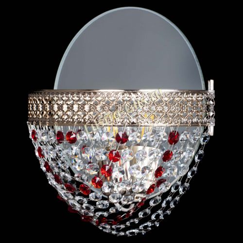 Бра Венеция Сетка красная в Саратове Гусь Хрустальный