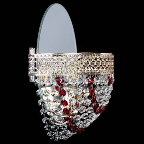 Бра Венеция Сетка красная в Саратове Гусь Хрустальный