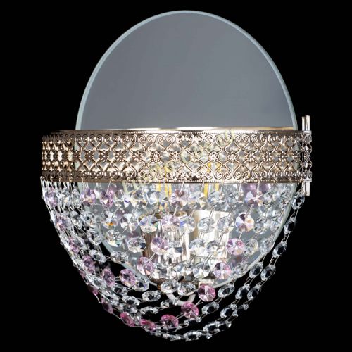 Бра Венеция Сетка розовая в Саратове Гусь Хрустальный