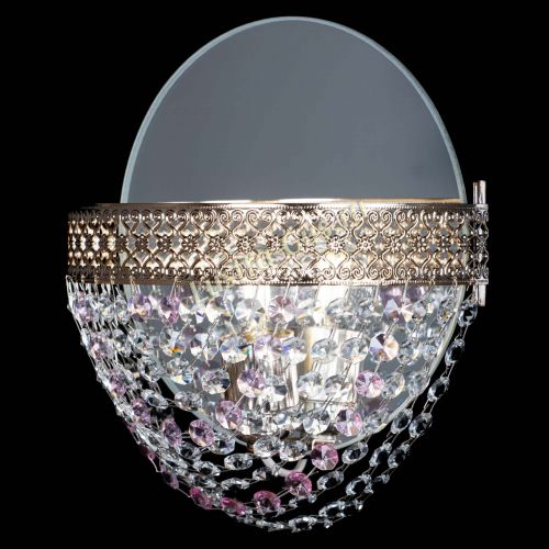 Бра Венеция Сетка розовая в Саратове Гусь Хрустальный