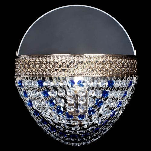 Бра Венеция Сетка синяя в Саратове Гусь Хрустальный