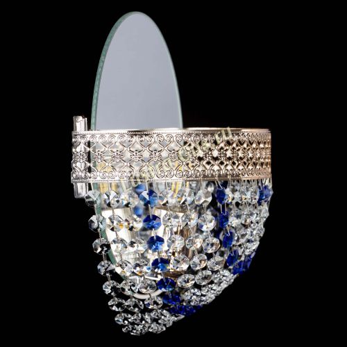 Бра Венеция Сетка синяя в Саратове Гусь Хрустальный