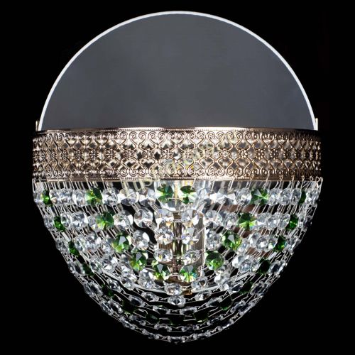 Бра Венеция Сетка зеленая в Саратове Гусь Хрустальный