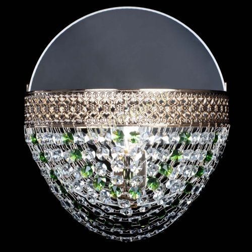 Бра Венеция Сетка зеленая в Саратове Гусь Хрустальный