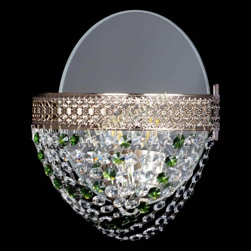 Бра Венеция Сетка зеленая в Саратове Гусь Хрустальный