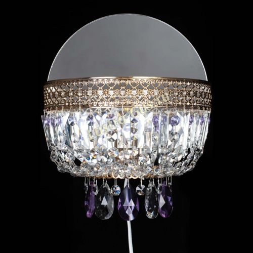 Бра Венеция фиолетовая в Саратове Гусь Хрустальный