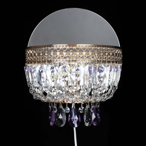 Бра Венеция фиолетовая в Саратове Гусь Хрустальный