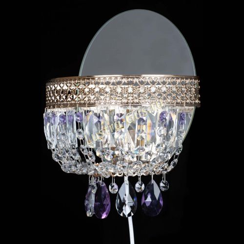 Бра Венеция фиолетовая в Саратове Гусь Хрустальный